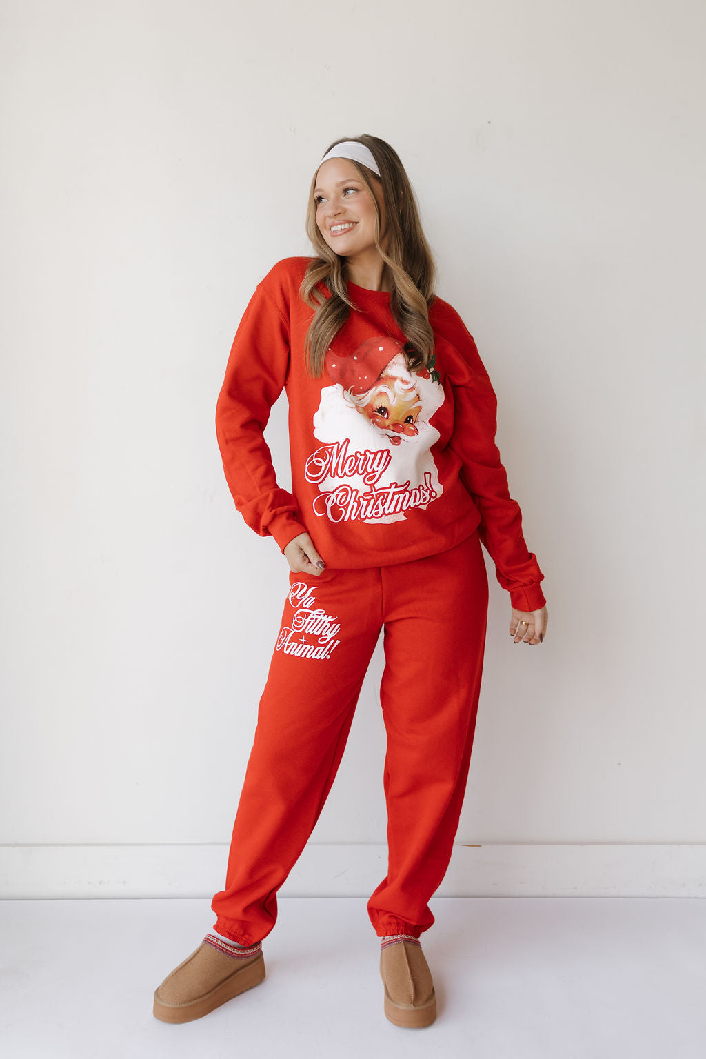 vintage santa sweatshirt