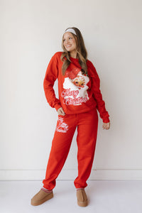 vintage santa sweatshirt