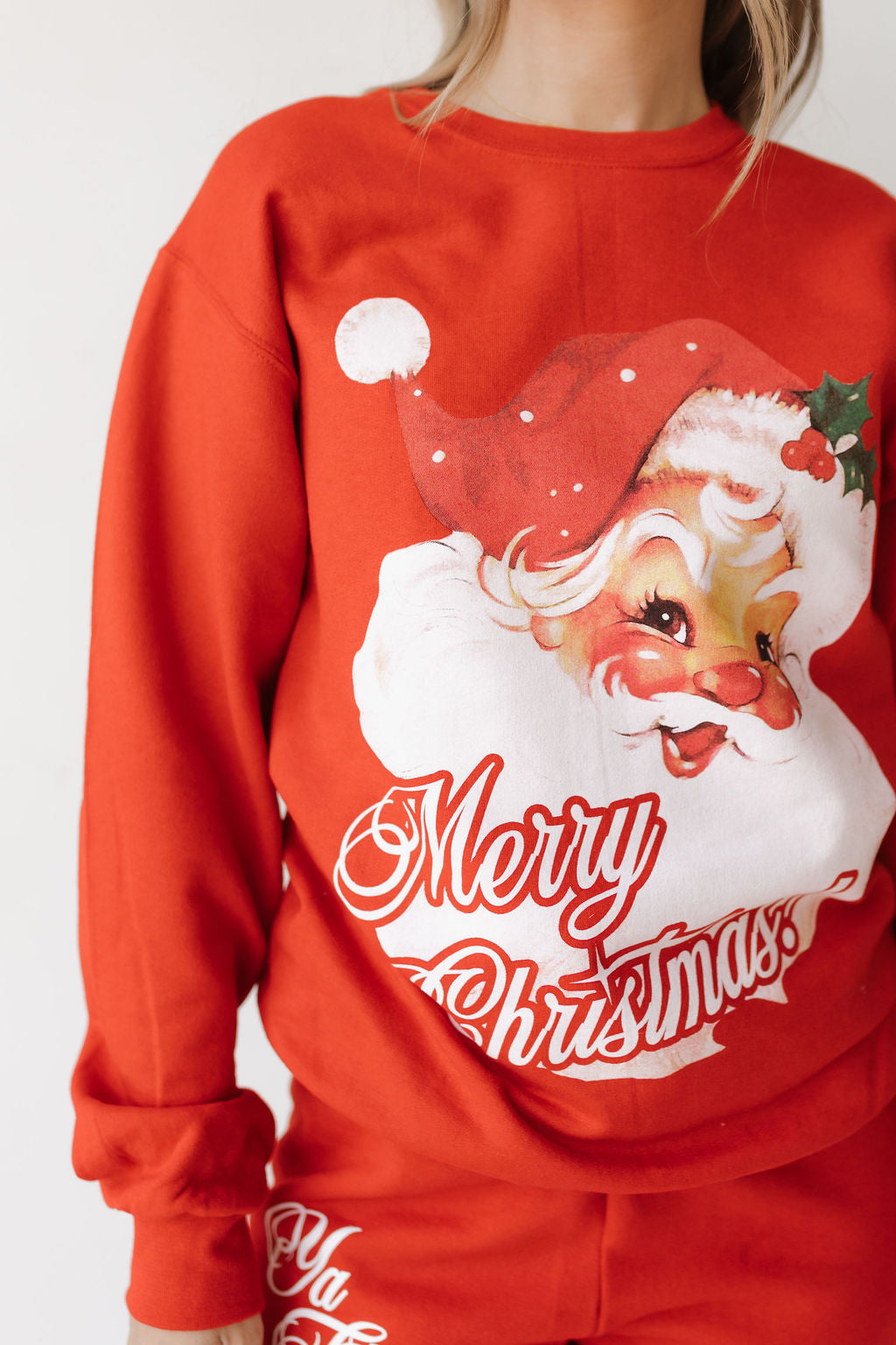 vintage santa sweatshirt