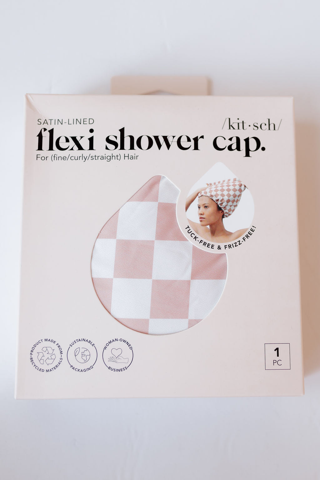 satin lined shower cap