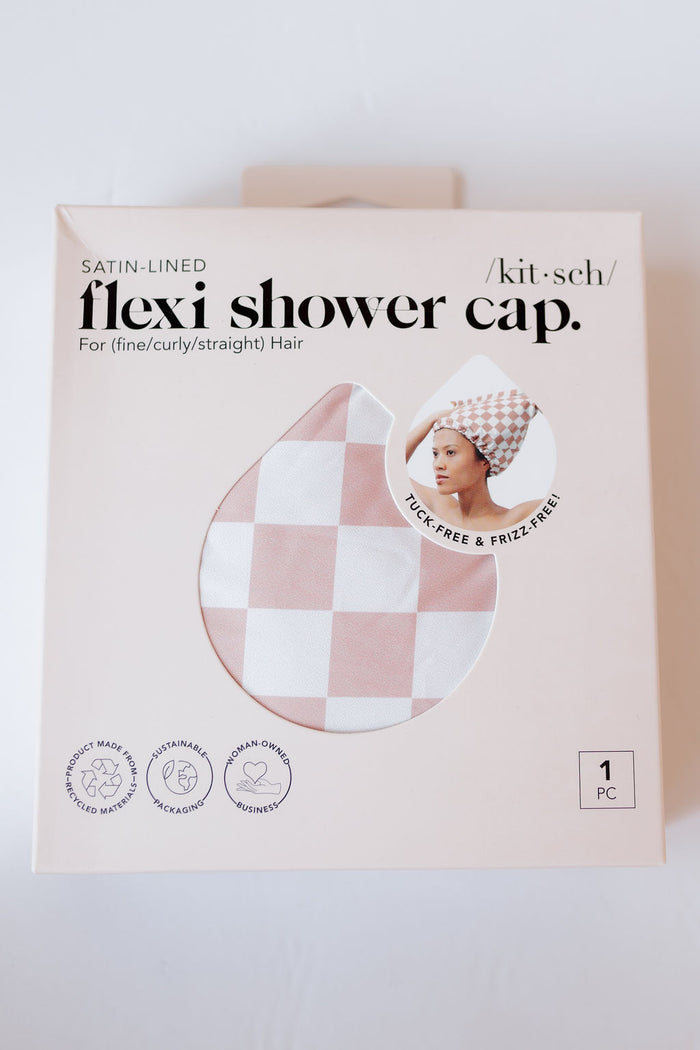 satin lined shower cap