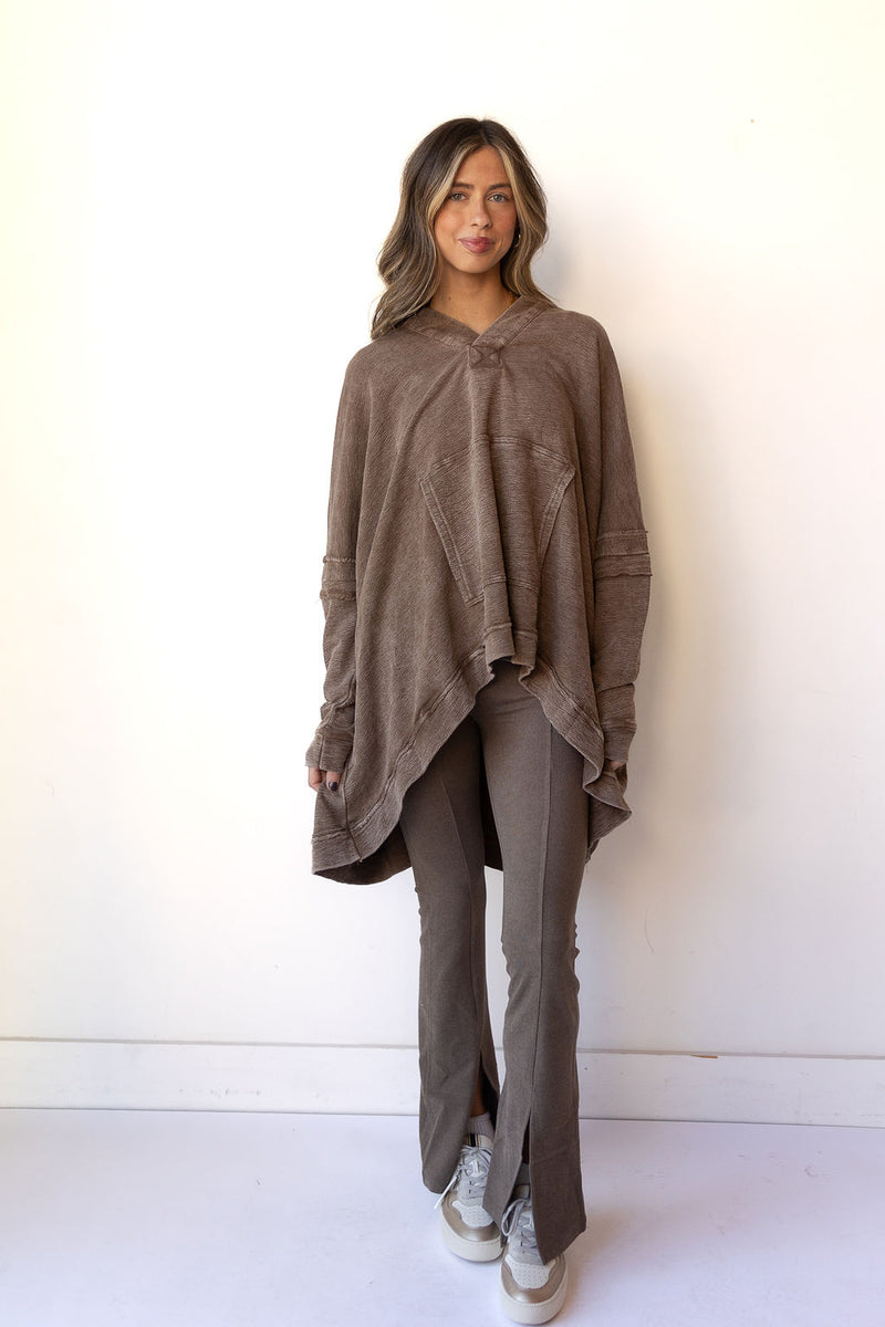 mode, brushed ribbed flare leggings