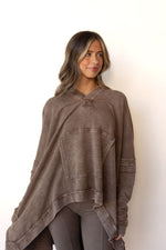 mode, polly oversized poncho