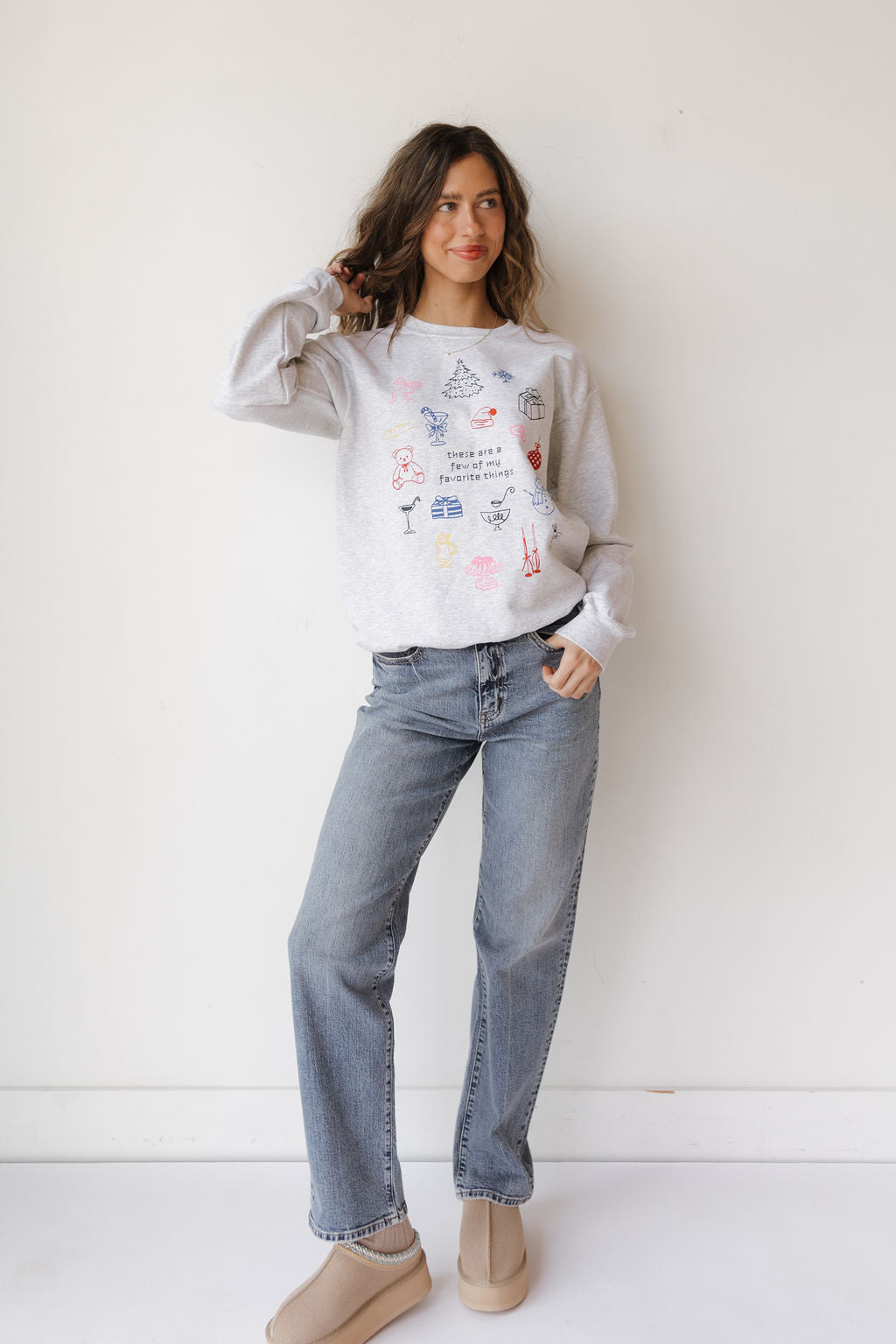 favorite things icon sweatshirt