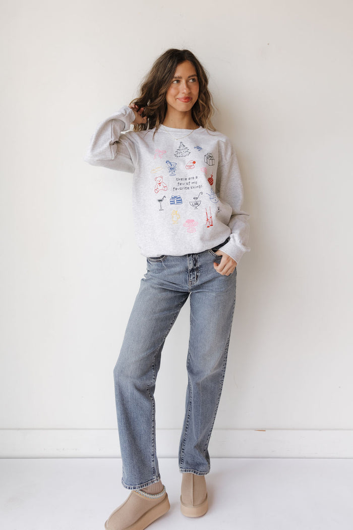 favorite things icon sweatshirt