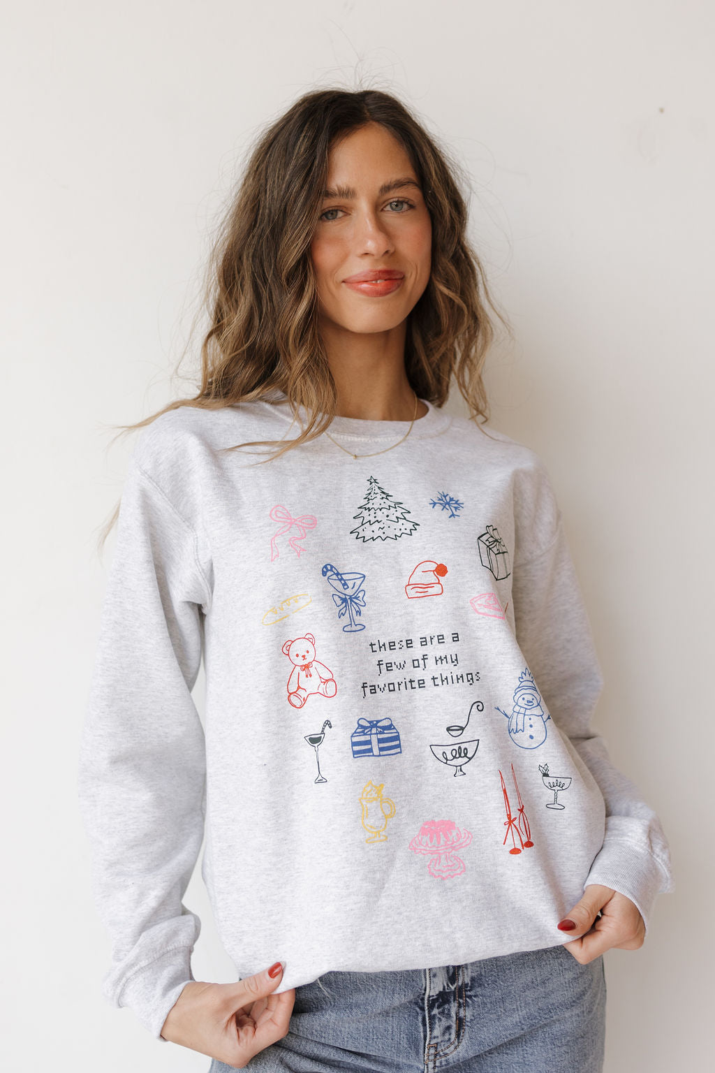 favorite things icon sweatshirt