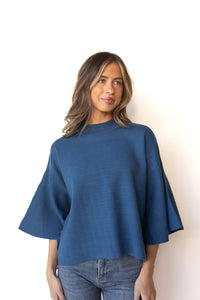 mode, harlow bell sleeve sweater