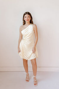 gisele pleated dress