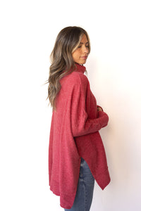 mode, aveline cowl neck sweater