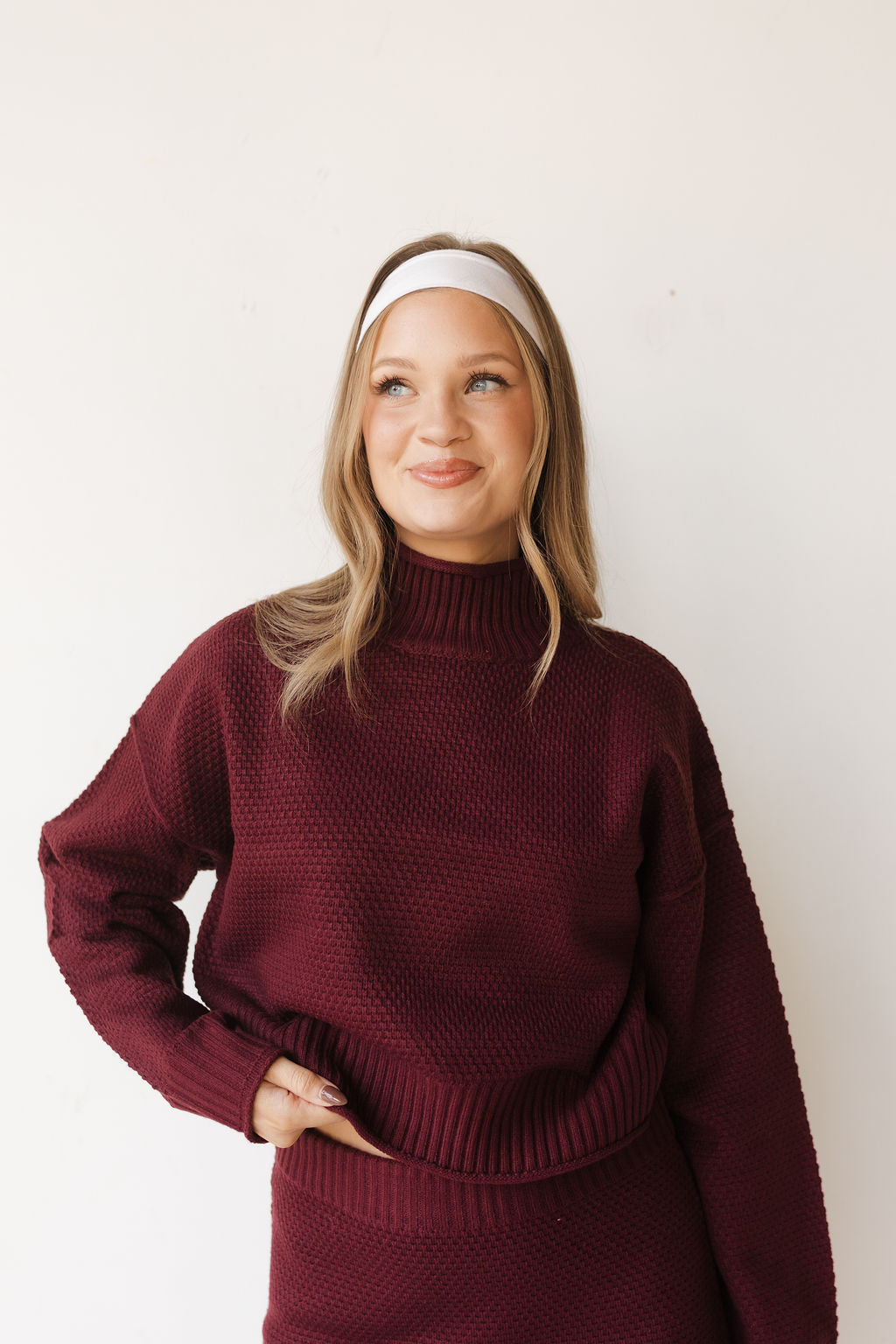 montrose mock neck sweater