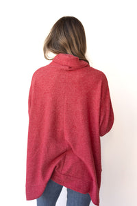 mode, aveline cowl neck sweater