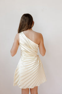 gisele pleated dress