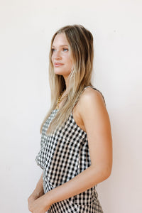 itzel gingham top