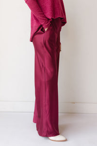 castille satin pants