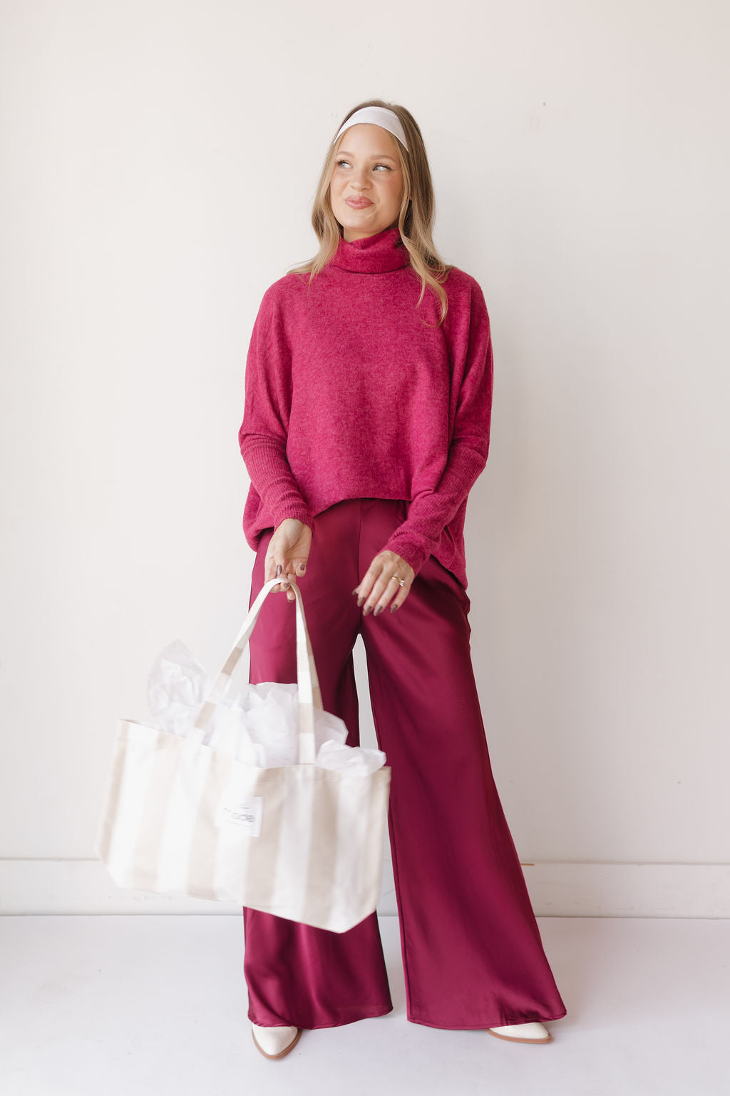 castille satin pants