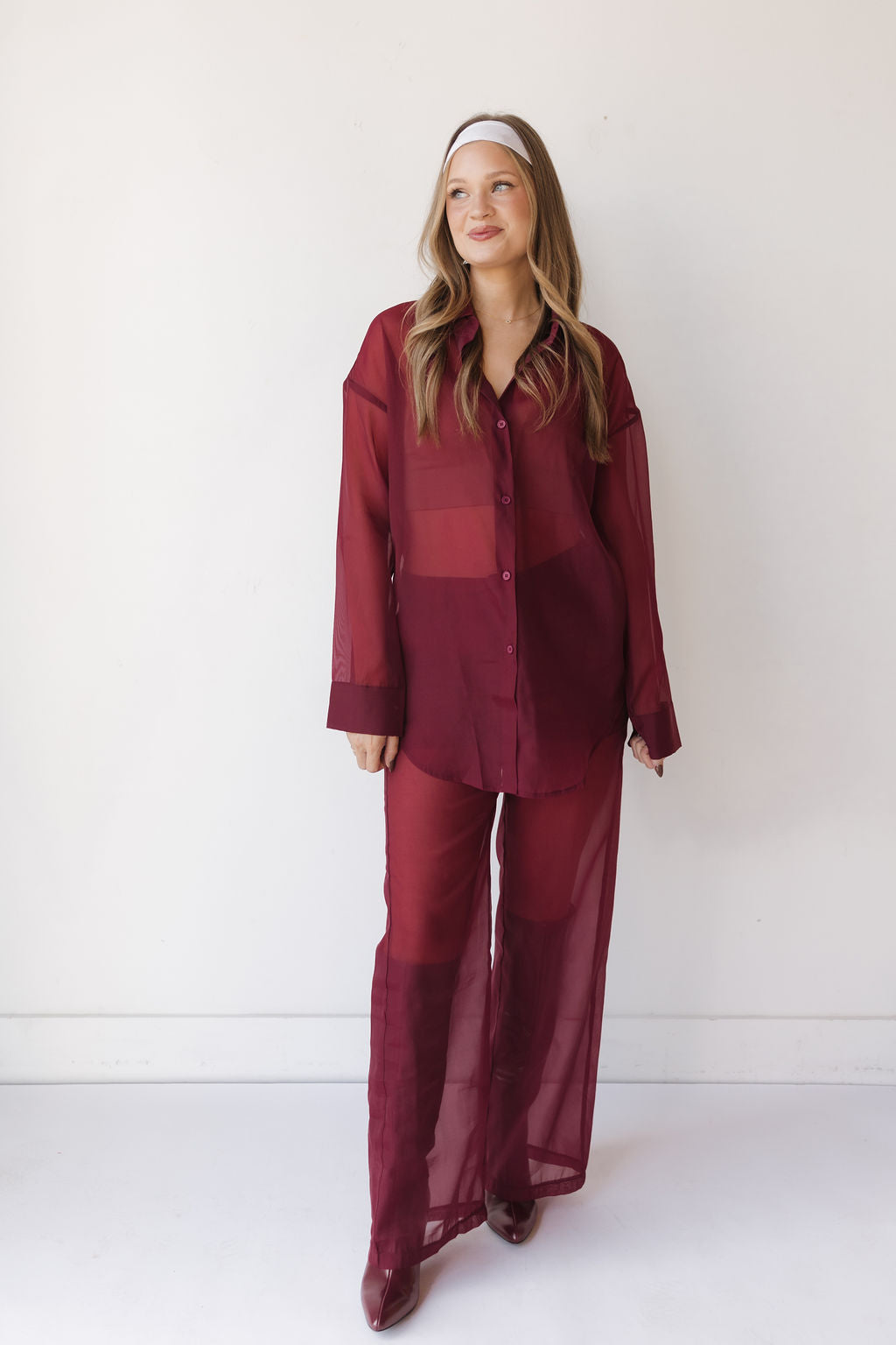 sheer elegance pants