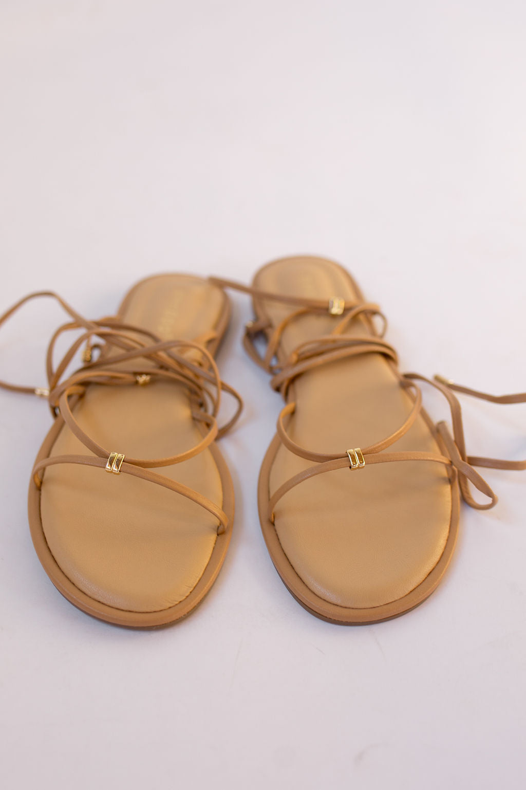 gladiator lace up sandals