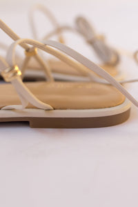 gladiator lace up sandals