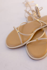 gladiator lace up sandals