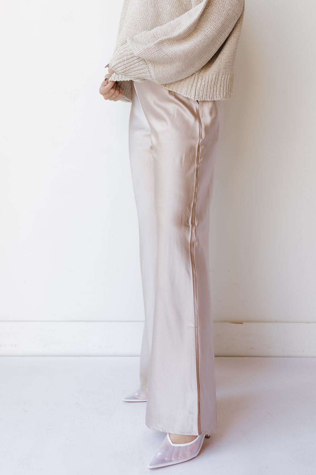 castille satin pants