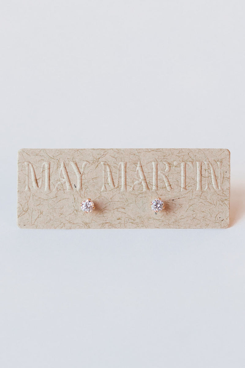 cz stud earrings