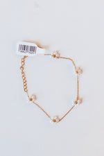 pearl daisy bracelet