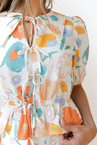 bailey floral blouse