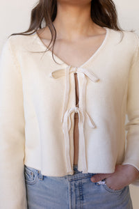 tied with love sweater