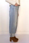lana crop cuffed wide leg jeans