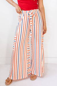 kirby striped wide leg pants