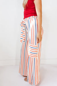 kirby striped wide leg pants