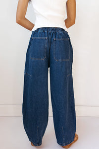 maeva barrel jeans with tie