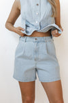 sloane denim shorts