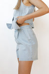 sloane denim shorts