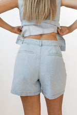 sloane denim shorts