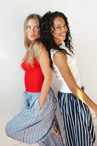 lainey striped balloon pants