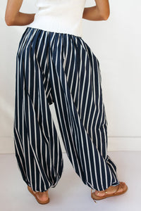 lainey striped balloon pants