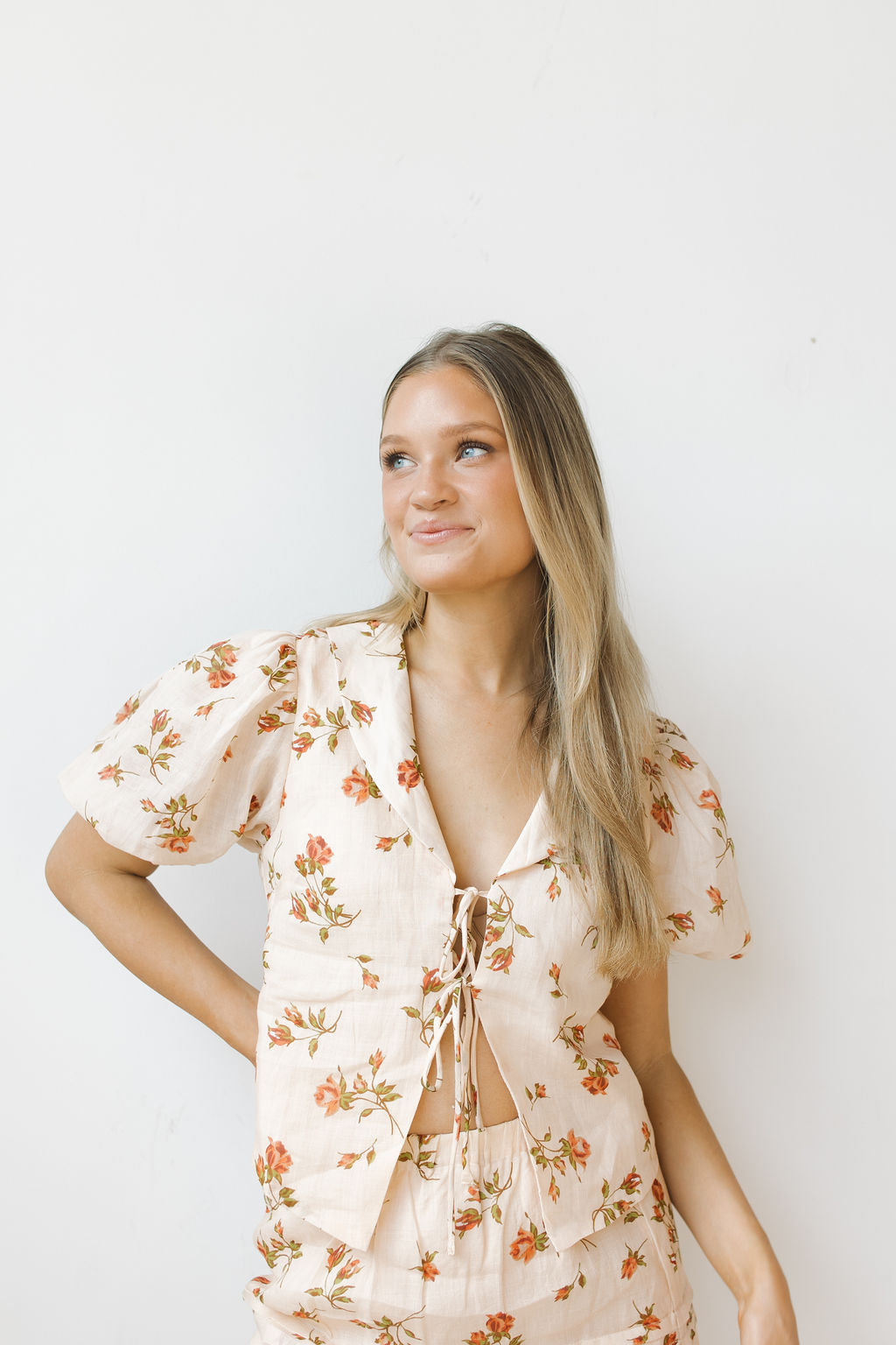 madeline floral blouse