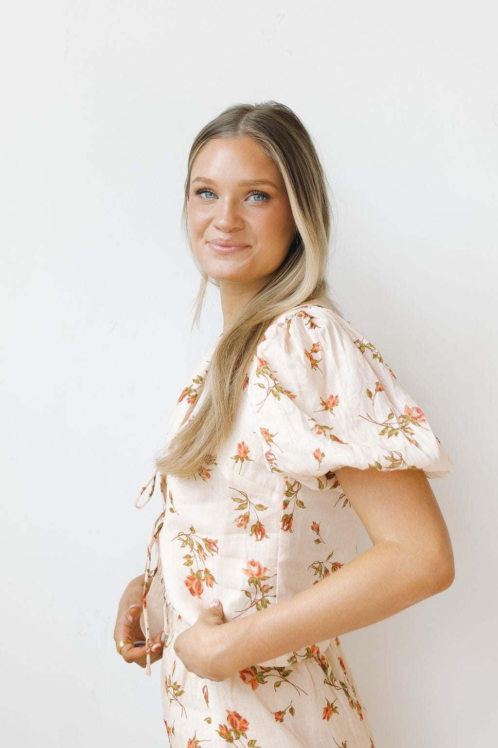 madeline floral blouse