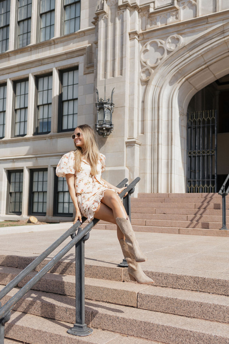 madeline floral blouse