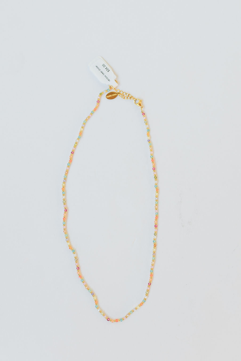 mode, rainbow bead choker