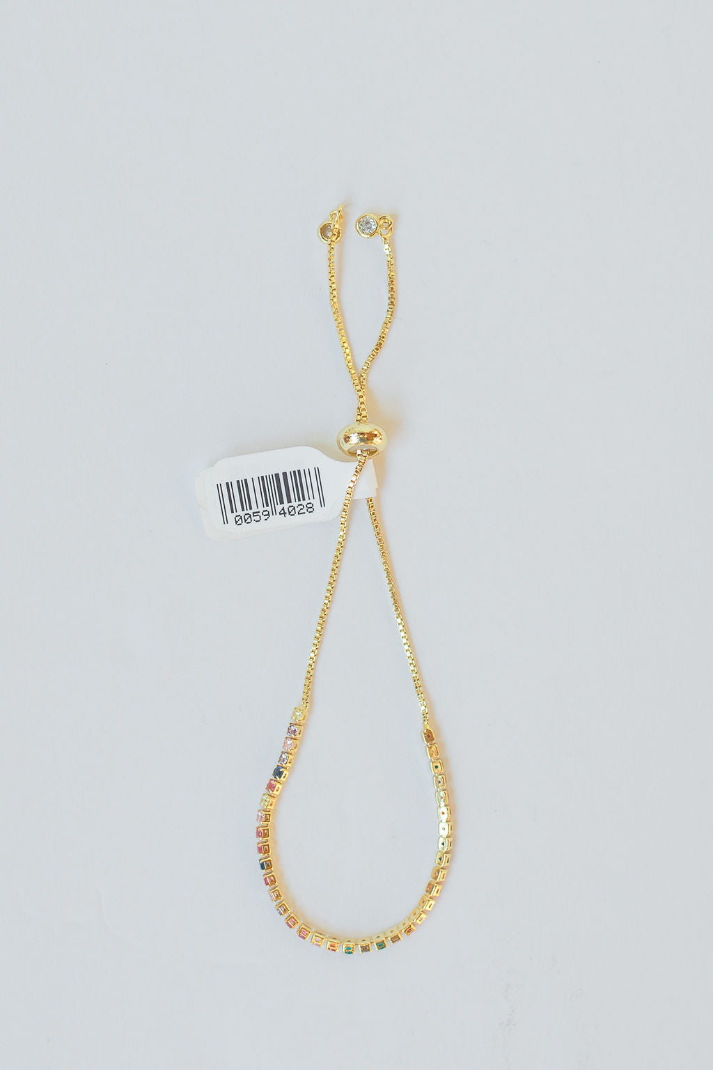 mode, rainbow gem bracelet