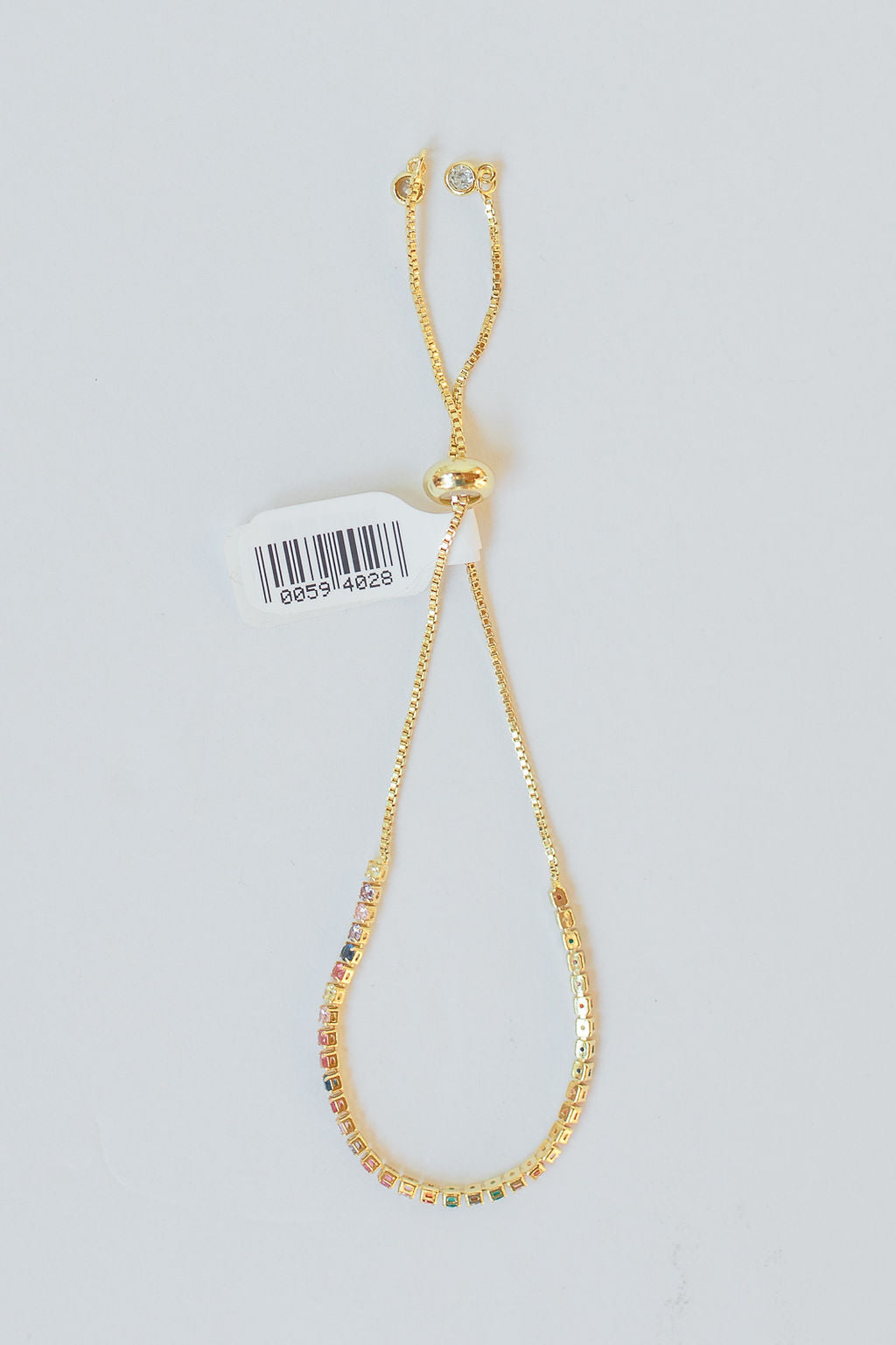 mode, rainbow gem bracelet