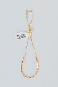 mode, rainbow gem bracelet
