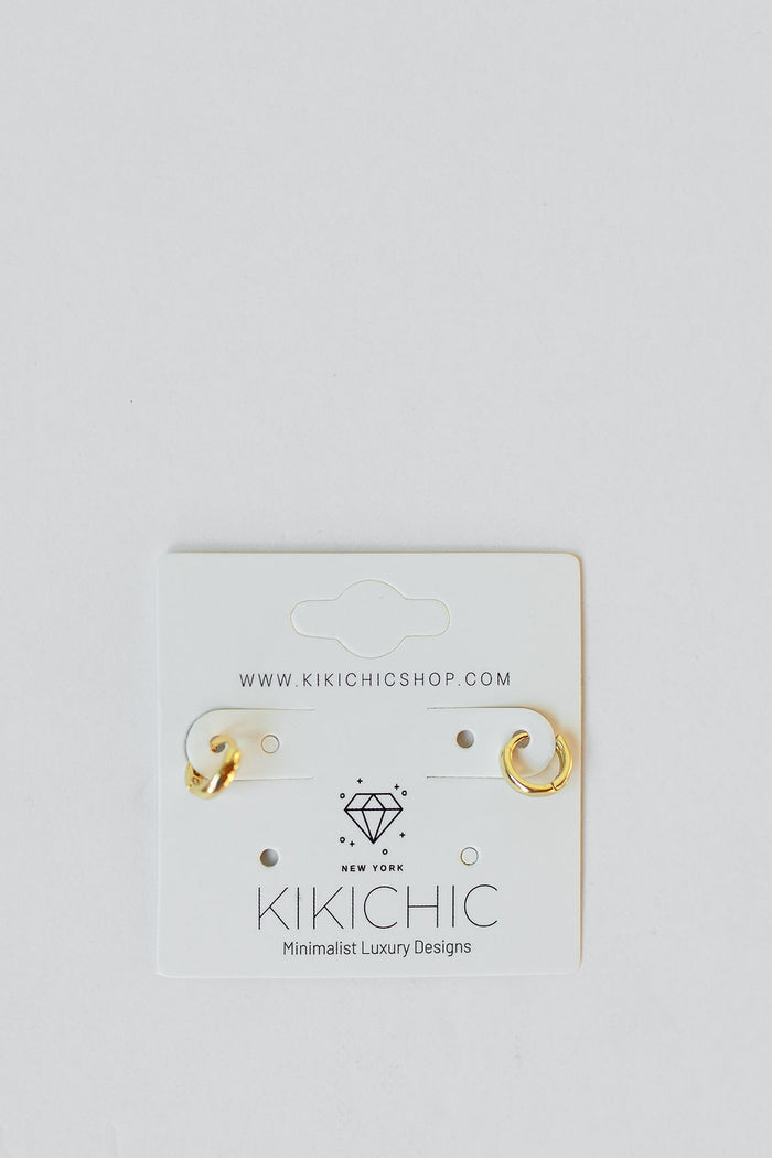 mode, tiny helix huggies (5mm)