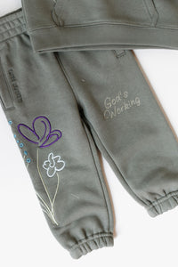 God's still working sweatpants