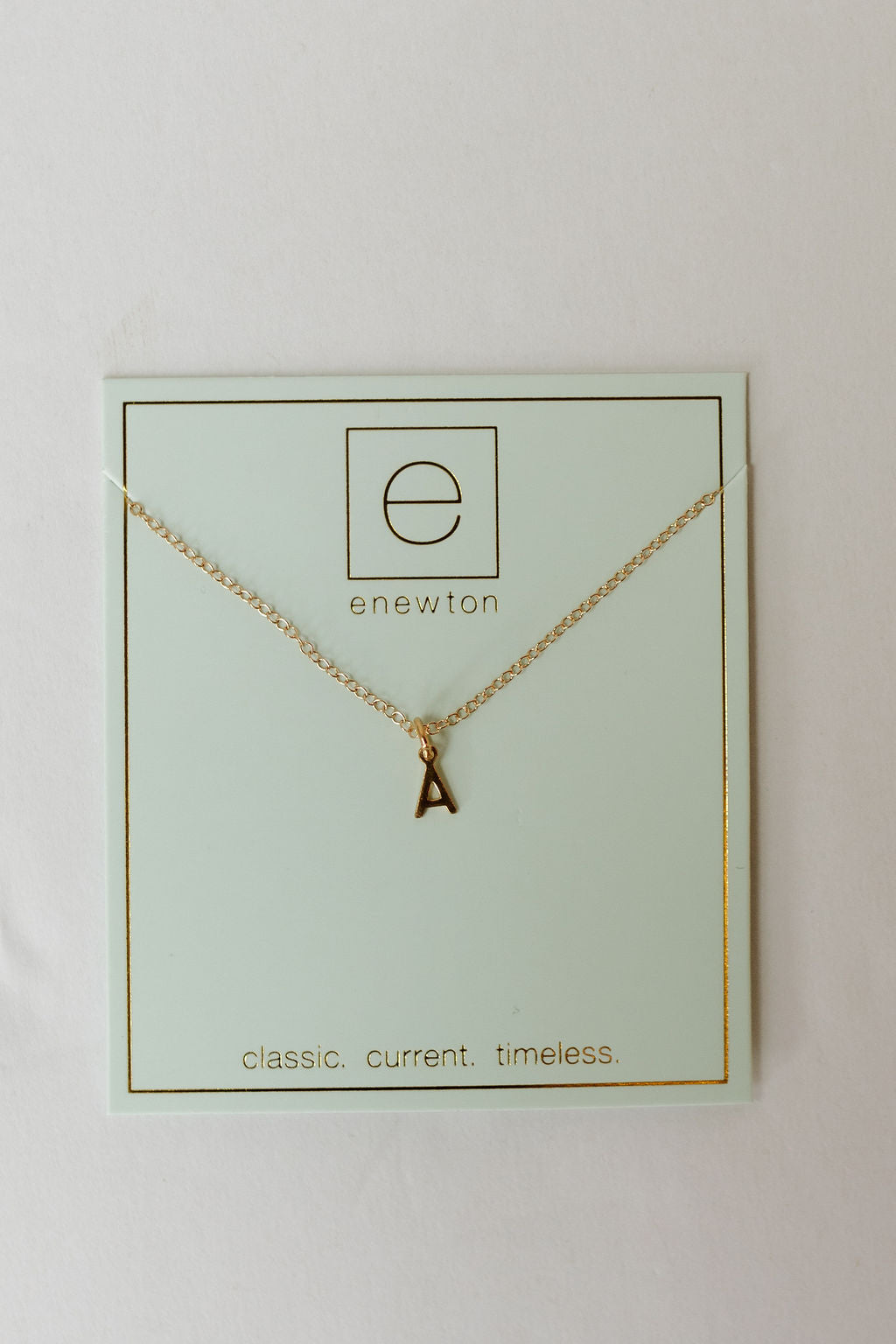 16" necklace gold - respect gold charm