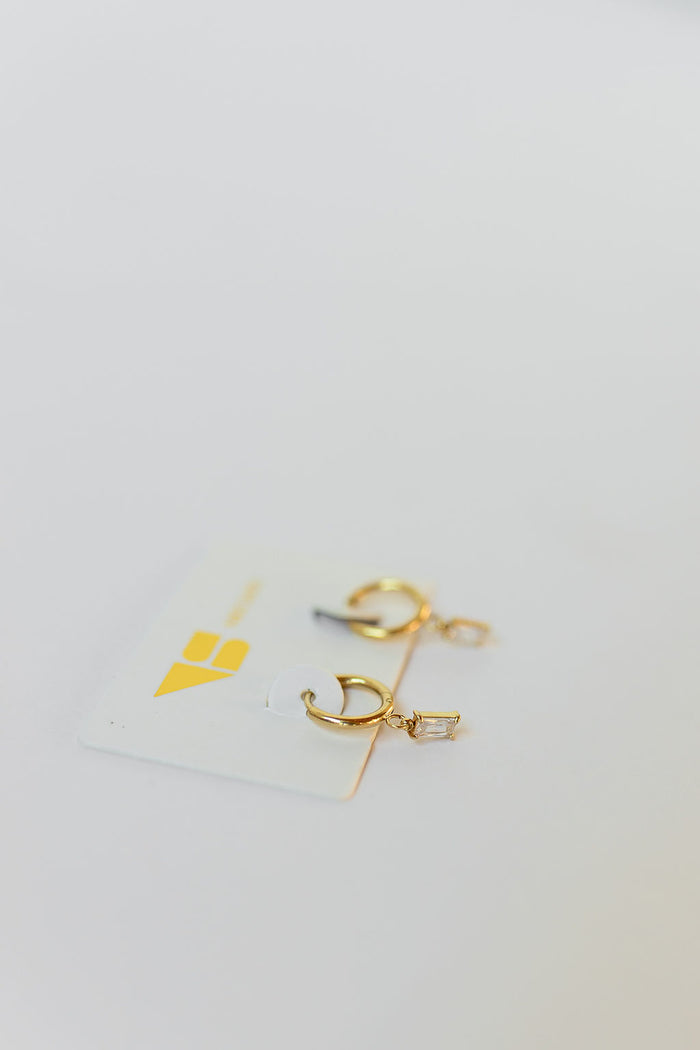 mode, eden gem huggies - crystal