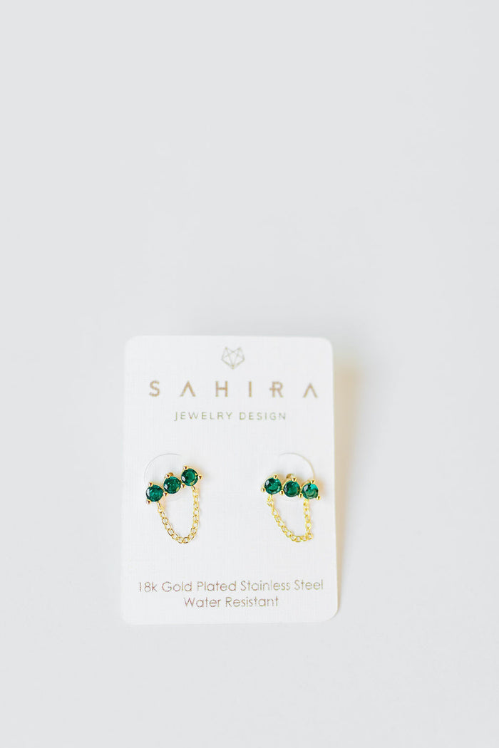 mode, magda chain studs