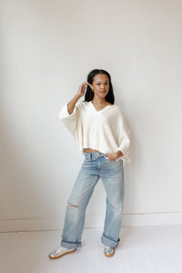 sweet as can be 3/4 sleeve sweater